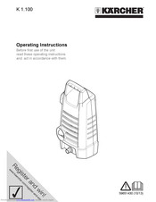 Kärcher K 1100 Operating Instructions Manual