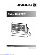 Anolis Divine 160 RGBW/SC/SW User Manual