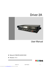 RGBlink Driver 2A User Manual