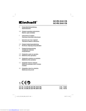 Einhell GC-RS 2540 CB Original Operating Instructions