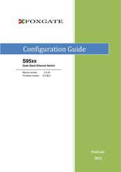 foxgate S63 series Configuration Manual