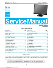 Adelpia A5500DS Service Manual