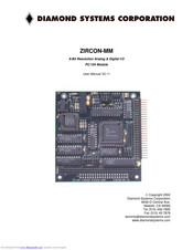 Diamond Systems ZIRCON-MM User Manual
