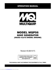 MULTIQUIP MQP56 Operation Manual