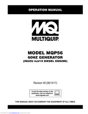 Multiquip MQP56 Operation Manual