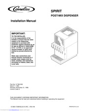 Cornelius SPIRIT Installation Manual