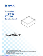 Sekonic RT-3PW Operating Manual