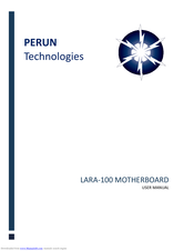 Perun Technologies LARA-100 COMM User Manual