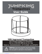 Jumpking 12ft Inground Combo Trampoline User Manual
