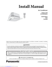Panasonic CS-ME9SB4U Install Manual
