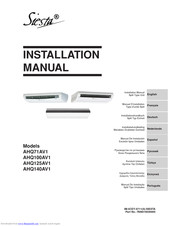 Siesta AHQ125AV1 Installation Manual