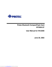 Pretec BT2000-CF User Manual
