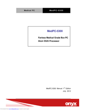 Onyx MedPC-5300 Manual