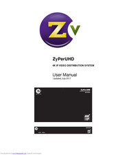ZeeVee ZyPerUHD User Manual