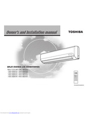 Toshiba RAS-360KSG Owners And Installation Manual