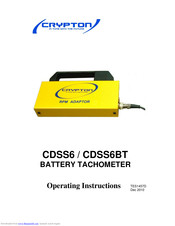 CryptOn CDSS6BT Operating Instructions Manual