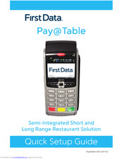 FirstData iWL252 Quick Setup Manual