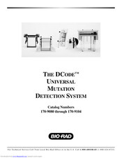 Bio-Rad DCODE Manual