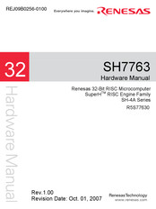 Renesas SH7763 Hardware Manual