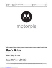 Motorola MBP140PU User Manual