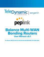 peplink Balance LTE User Manual