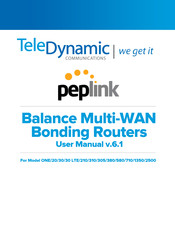 Peplink Balance One User Manual