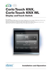 Elsner Corlo Touch KNX WL 70335 Installation And Operation Manual