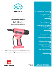 Arconic B4600 series Instruction Manual