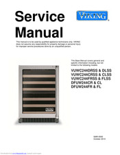 Viking DFUW244CR Service Manual