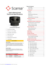 Scanse SWEEP V1.0 Users Manual Andtechnical Specification