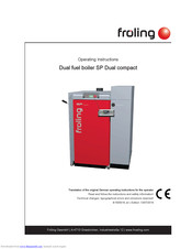 Froling SP Dual compact Operating Instructions Manual