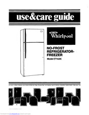 Whirlpool ET14AK Use & Care Manual