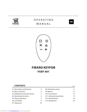 FIBARO KEYFOB FGKF-601 Operating Manual