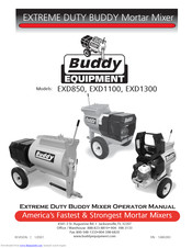BUDDY EQUIPMENT EXD850 Operator's Manual