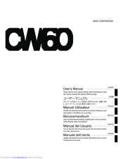 Wide CW60 User Manual