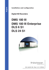 dallmeier DMS 180 III Enterprise Installation And Configuration Manual