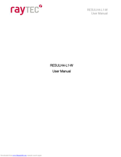 Raytec RESULH4-L1-W Series User Manual