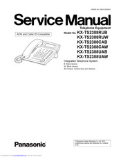 Panasonic KX-TS2388RUW Service Manual