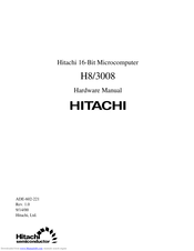 Hitachi H8/3008 Hardware Manual