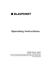 Blaupunkt NEW YORK 800 Operating Instructions Manual