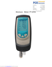 PCE Instruments PT-DPM Manual