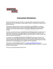 Optimate TM290 Instructions For Use Manual