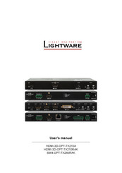 Lightware HDMI-3D-OPT-TX210RAK User Manual
