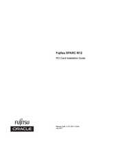 Fujitsu SPARC M12 Installation Manual