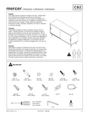 MERCER CB2 Assembly Instruction Manual