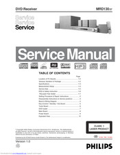 Philips MRD130 Service Manual