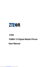 Zte C332 User Manual