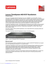 Lenovo ThinkSystem NE1072T Product Manual