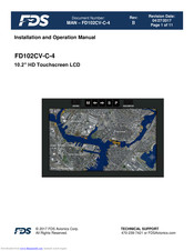 FDS FD102CV-C-4 Installation And Operation Manual