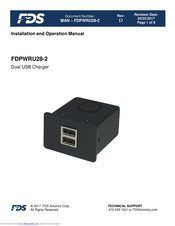 FDS FDPWRU28-2 Installation And Operation Manual